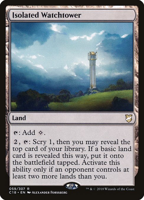 Isolated Watchtower (59) - Commander 2018 - Game On