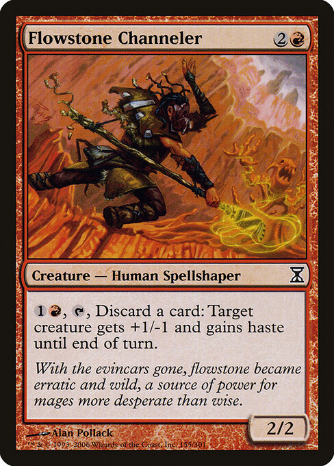 Flowstone Channeler (155) (Foil) - Time Spiral - Game On
