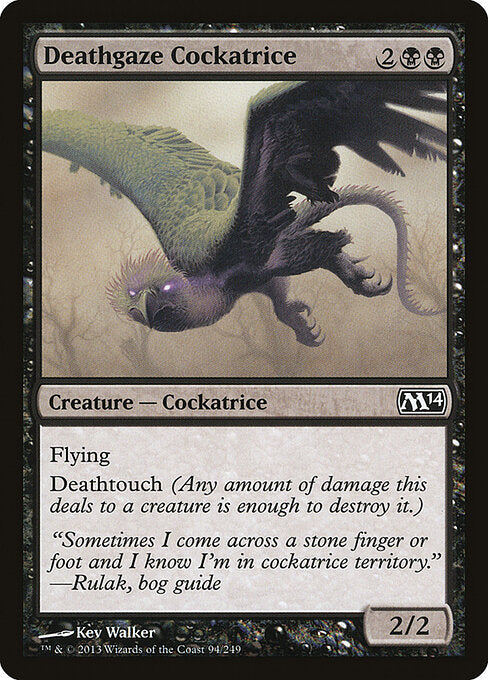 Deathgaze Cockatrice (94) - Magic 2014 - Game On