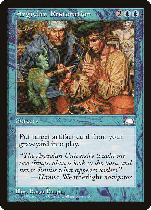 Argivian Restoration (34) - Weatherlight - Game On