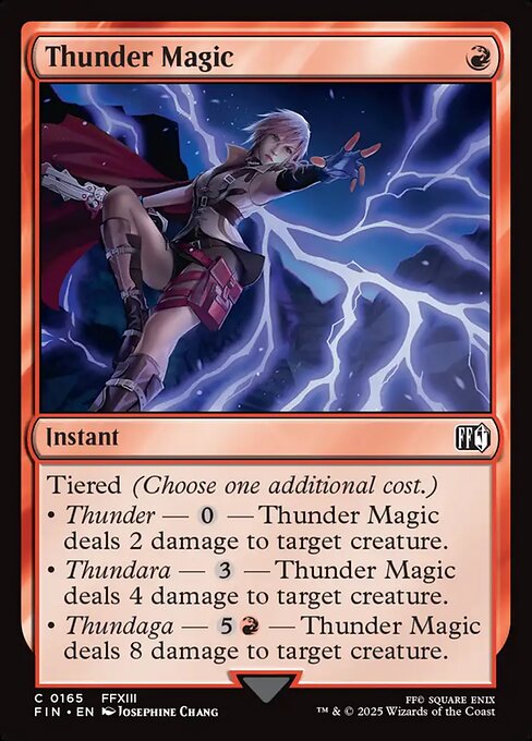 Thunder Magic (165) (Foil) - Final Fantasy - Game On