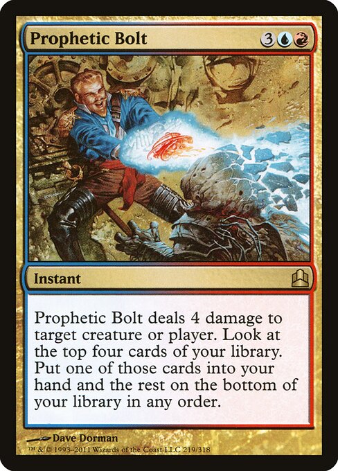Prophetic Bolt (219) - Commander 2011 - Game On