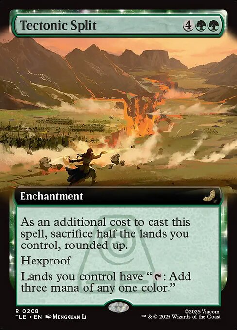 Tectonic Split (208) - EXTENDED ART (Foil) - Avatar: The Last Airbender Eternal - Game On
