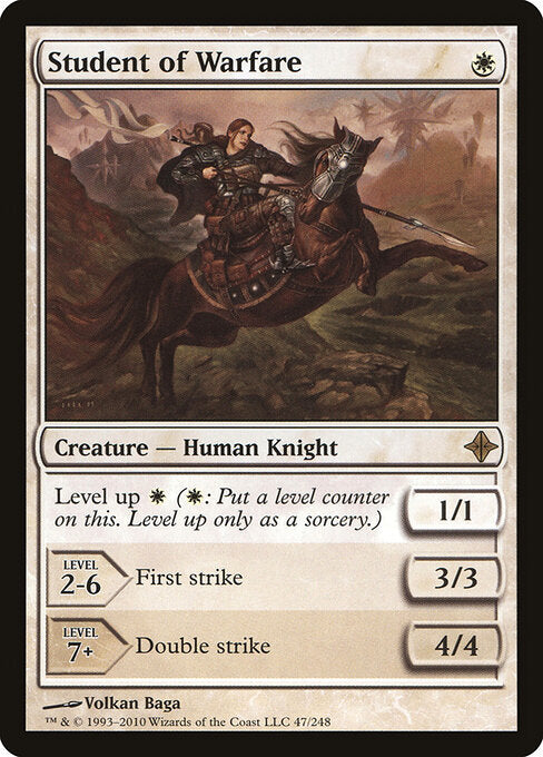 Student of Warfare (47) (Foil) - Rise of the Eldrazi - Game On