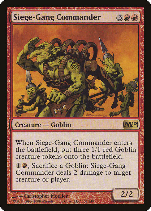 Siege-Gang Commander (157) - Magic 2010 - Game On