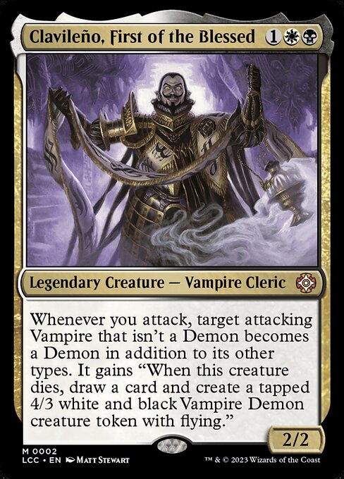 Clavileño, First of the Blessed (2) (Foil) - The Lost Caverns of Ixalan Commander - Game On