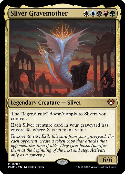 Sliver Gravemother (707) (Foil) - Commander Masters - Game On