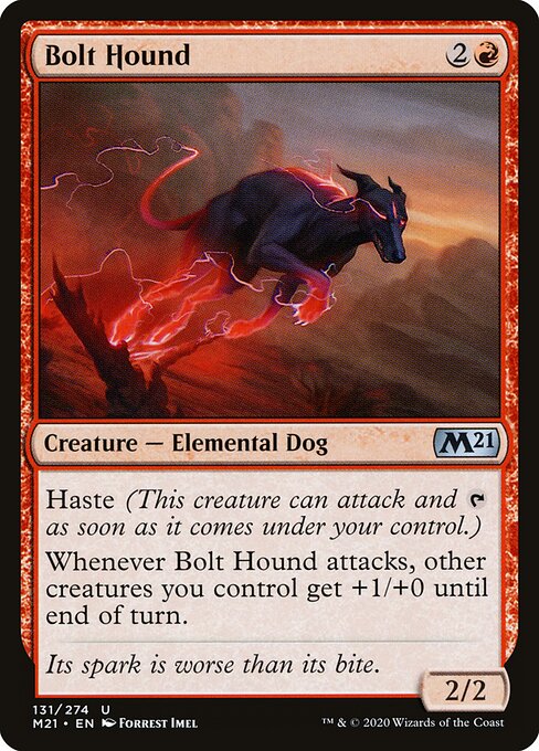 Bolt Hound (131) - Core Set 2021 - Game On