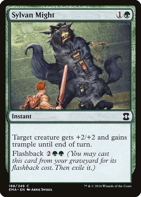 Sylvan Might (188) (Foil) - Eternal Masters - Game On