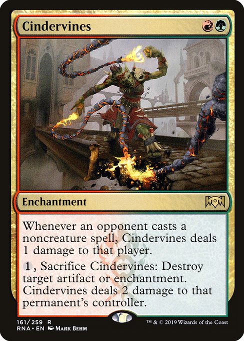 Cindervines (161) (Foil) - Ravnica Allegiance - Game On