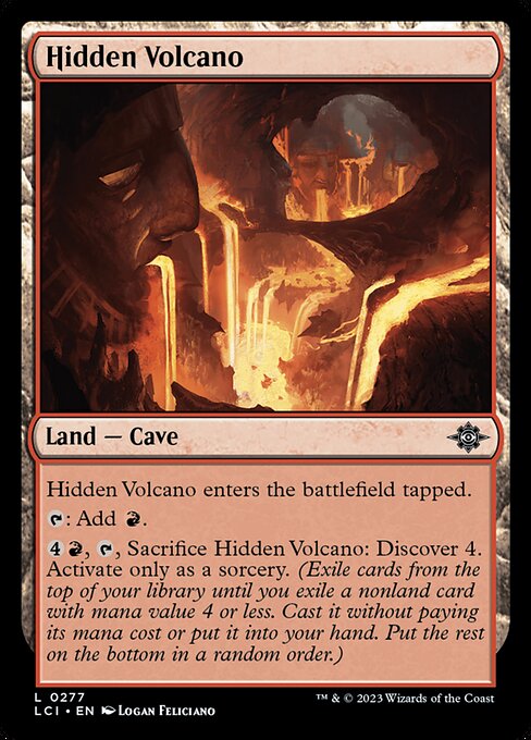 Hidden Volcano (277) (Foil) - The Lost Caverns of Ixalan - Game On
