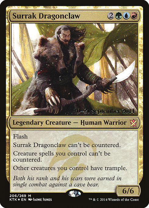 Surrak Dragonclaw (206s) (Foil) - Khans of Tarkir Promos - Game On