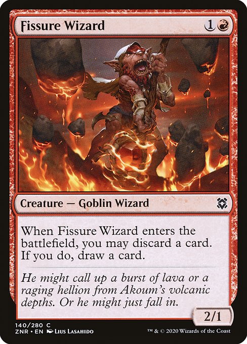 Fissure Wizard (140) (Foil) - Zendikar Rising - Game On