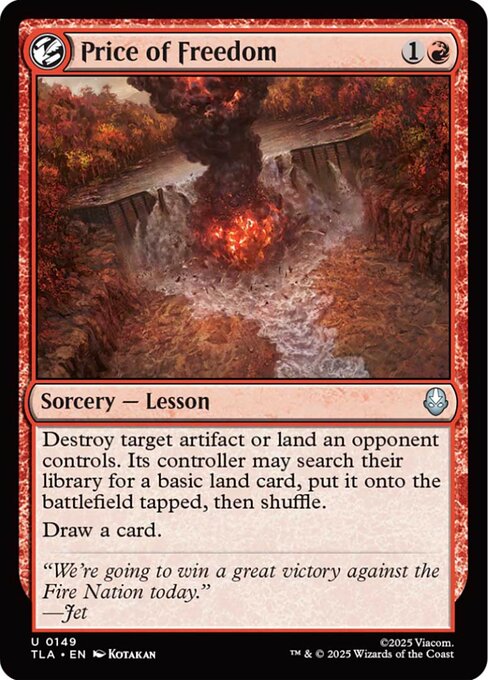 Price of Freedom (149) (Foil) - Avatar: The Last Airbender - Game On