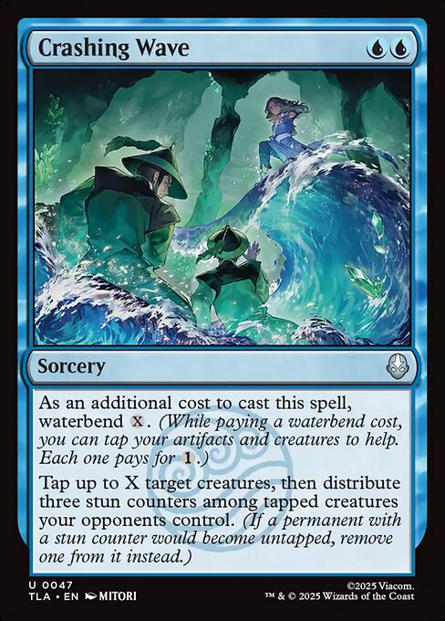 Crashing Wave (47) (Foil) - Avatar: The Last Airbender - Game On