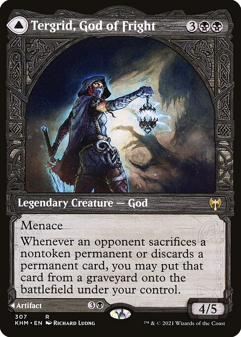 Tergrid, God of Fright // Tergrid's Lantern (307) - SHOWCASE (Foil) - Kaldheim - Game On