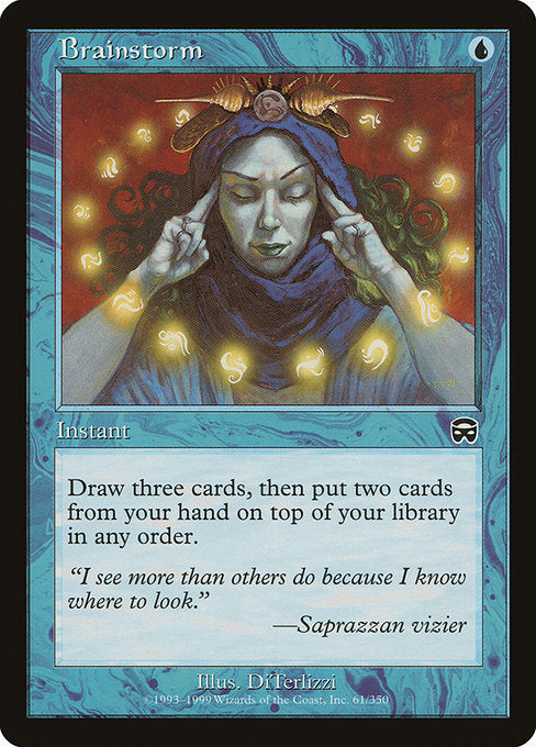 Brainstorm (61) (Foil) - Mercadian Masques - Game On