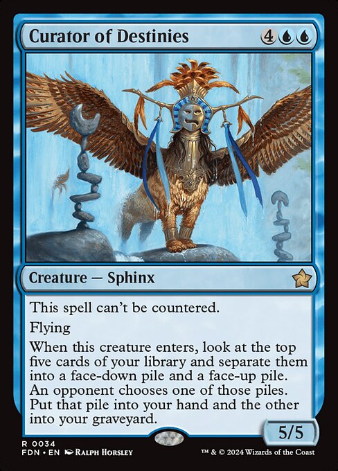 Curator of Destinies (34) (Foil) - Foundations - Game On