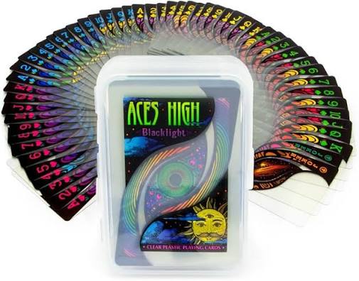 Aces High Blacklight Cards - Classic - Game On
