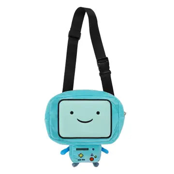 Adventure Time BMO Character 9.5" Plush Crossbody Bag - Game On