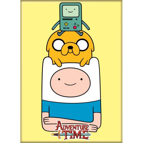 Adventure Time Finn Jake and BMO Magnet - Game On