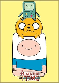 Adventure Time Finn Jake and BMO Magnet - Game On