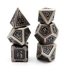 Alchemist Iron Metal RPG Dice Set - Game On