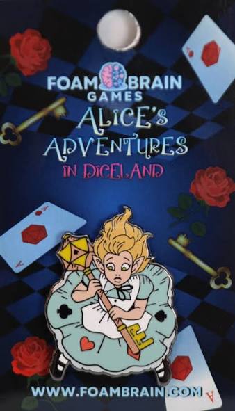 Alice's Adventures in Diceland: Alice - Enamel Pin - Game On