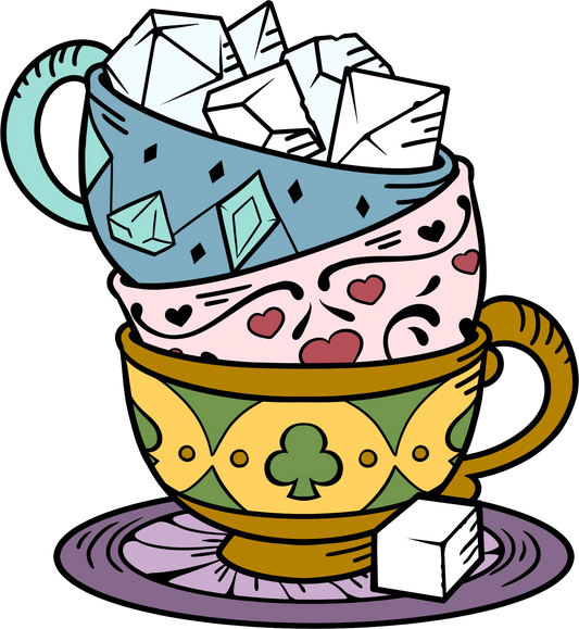 Alice's Adventures in Diceland - Party of Tea - Enamel Pin - Game On
