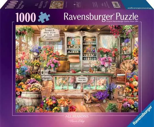 All Seasons Flower Shop 1000 Pc Puzzle - Game On