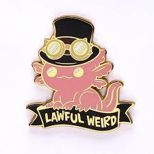 Alternative Alignments - Lawful Weird Enamel pin - Game On