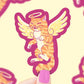 Angel Kitty, Cat Lover, Cute, Heaven, Kitten, Vinyl Sticker - Game On