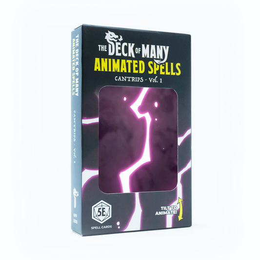 Animated Spell Cards Cantrips - Game On