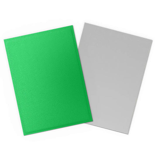 Apple Green Matte and Silver Sleeves - Game On
