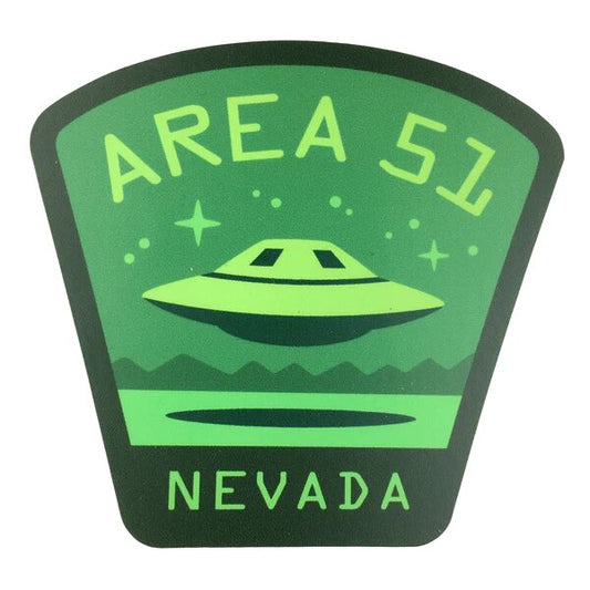 Area 51, Nevada Ufo Travel Sticker - Game On