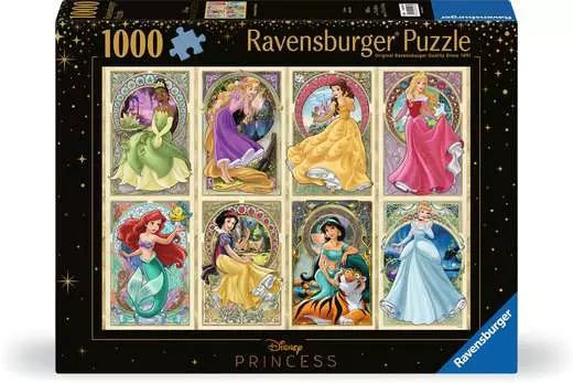 Art Nouveau Princesses 1000 pc Puzzle - Game On