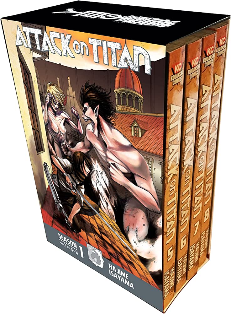 Attack on Titan Season 1 Manga Box Set - Game On