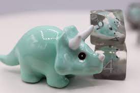 Baby Triceratops RPG Dice Set - Game On