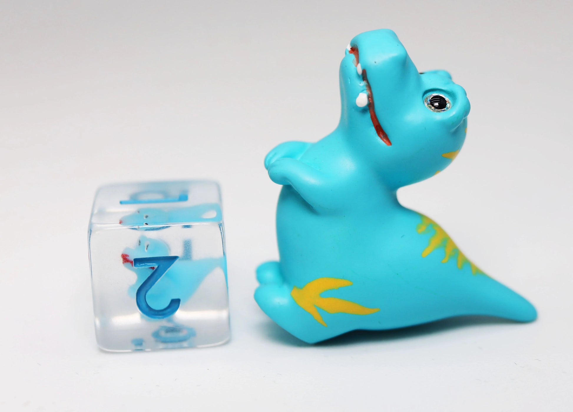 Baby Velociraptor RPG Dice Set - Game On