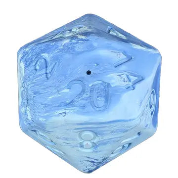 Barbarian Strength Dog D20 - Blue - Game On