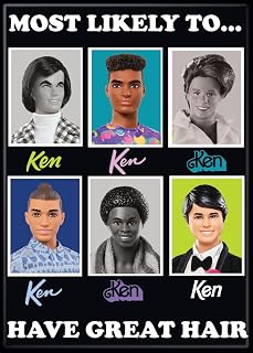 Barbie - Ken Most Likely To Magnet - Game On