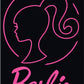 Barbie Silhouette Metal Sign - Game On