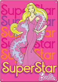 Barbie Superstar - Metal Sign - Game On