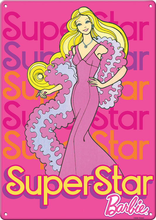 Barbie Superstar - Metal Sign - Game On