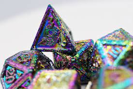 Bardic Song Concerto RPG Metal Dice Set - Game On