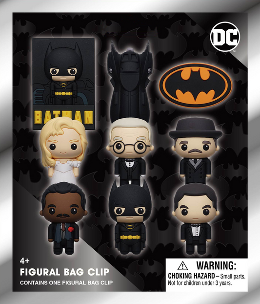 Batman Anniversary 3D Foam Bag Clip - Game On