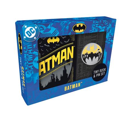 Batman Tiny Book And Pin Set - Game On