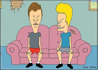 Beavis and Butt-Head on Couch Magnet - Game On