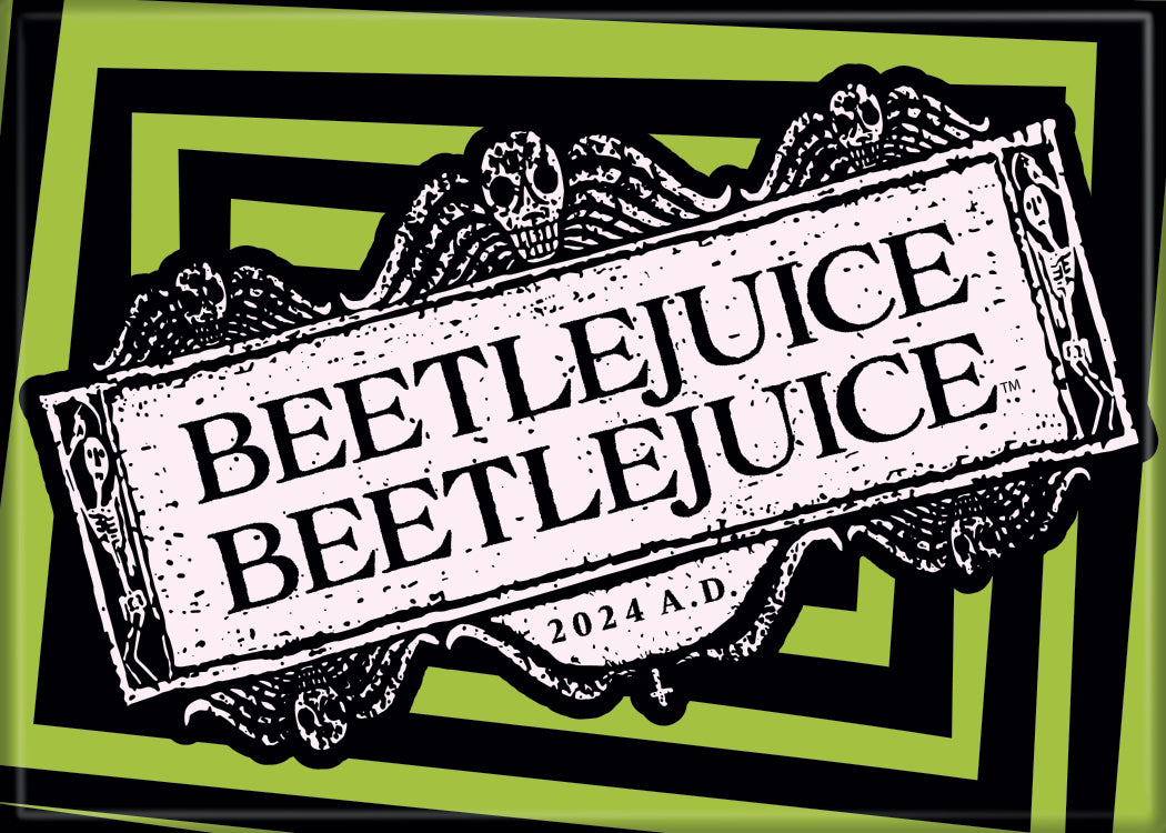 Beetlejuice 2 Logo Magnet - Game On