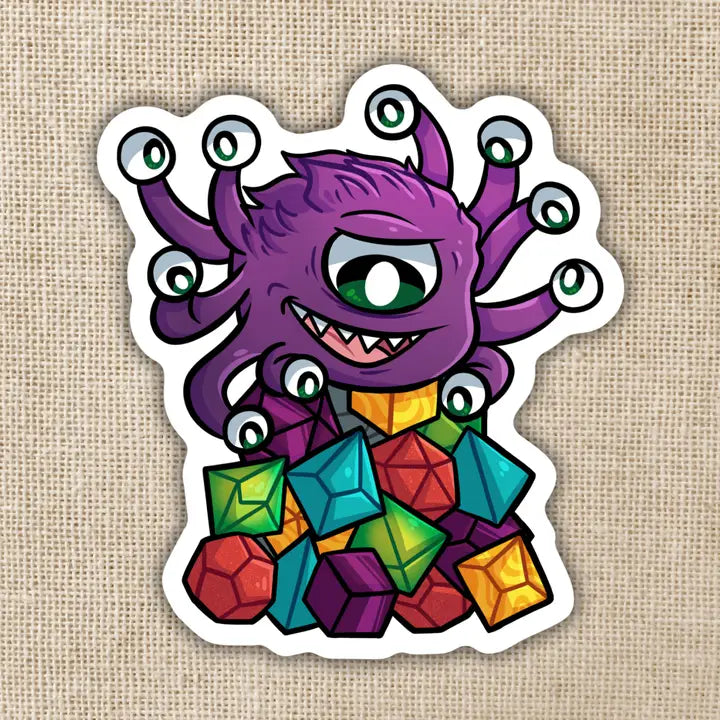 Beholder Dice Sticker - Game On